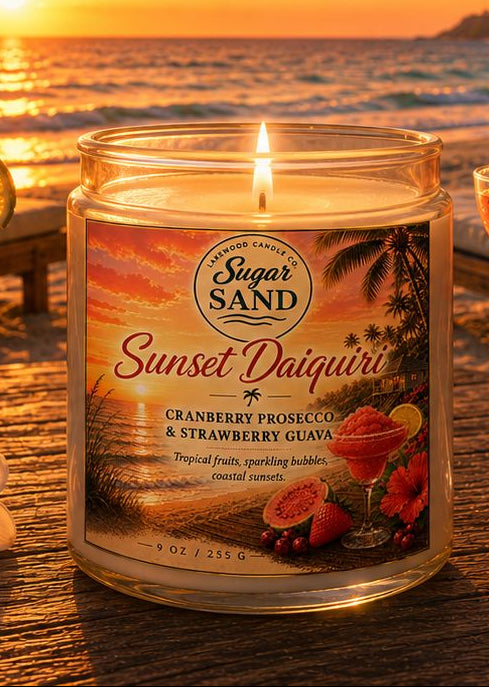 Sunset Diaquiri | Coconut Soy Wax Candle - 9oz