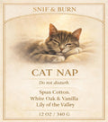 Cat Nap – Cat Inspired Candle | Coconut Soy Wax – 12oz