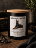 Shadow Watch – Doberman Inspired Candle | Coconut Soy Wax – 12oz