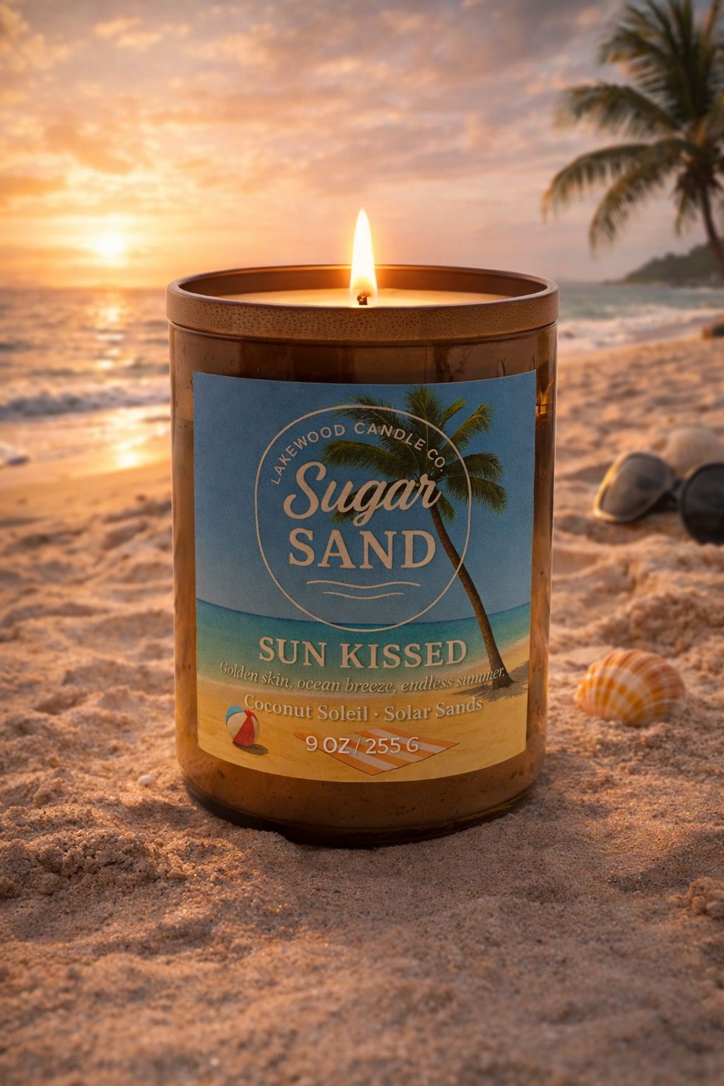 Sunkissed | Coconut Soy Wax Candle - 9oz