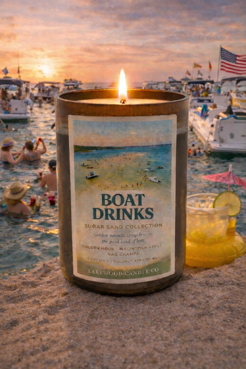 Boat Drinks | Coconut Soy Wax Candle - 9oz