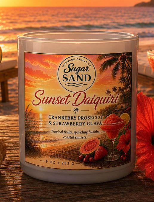Sunset Diaquiri | Coconut Soy Wax Candle - 9oz
