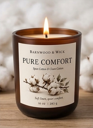 Pure Comfort - Soft Linen, Quiet Comfort | Coconut Soy Wax 10oz
