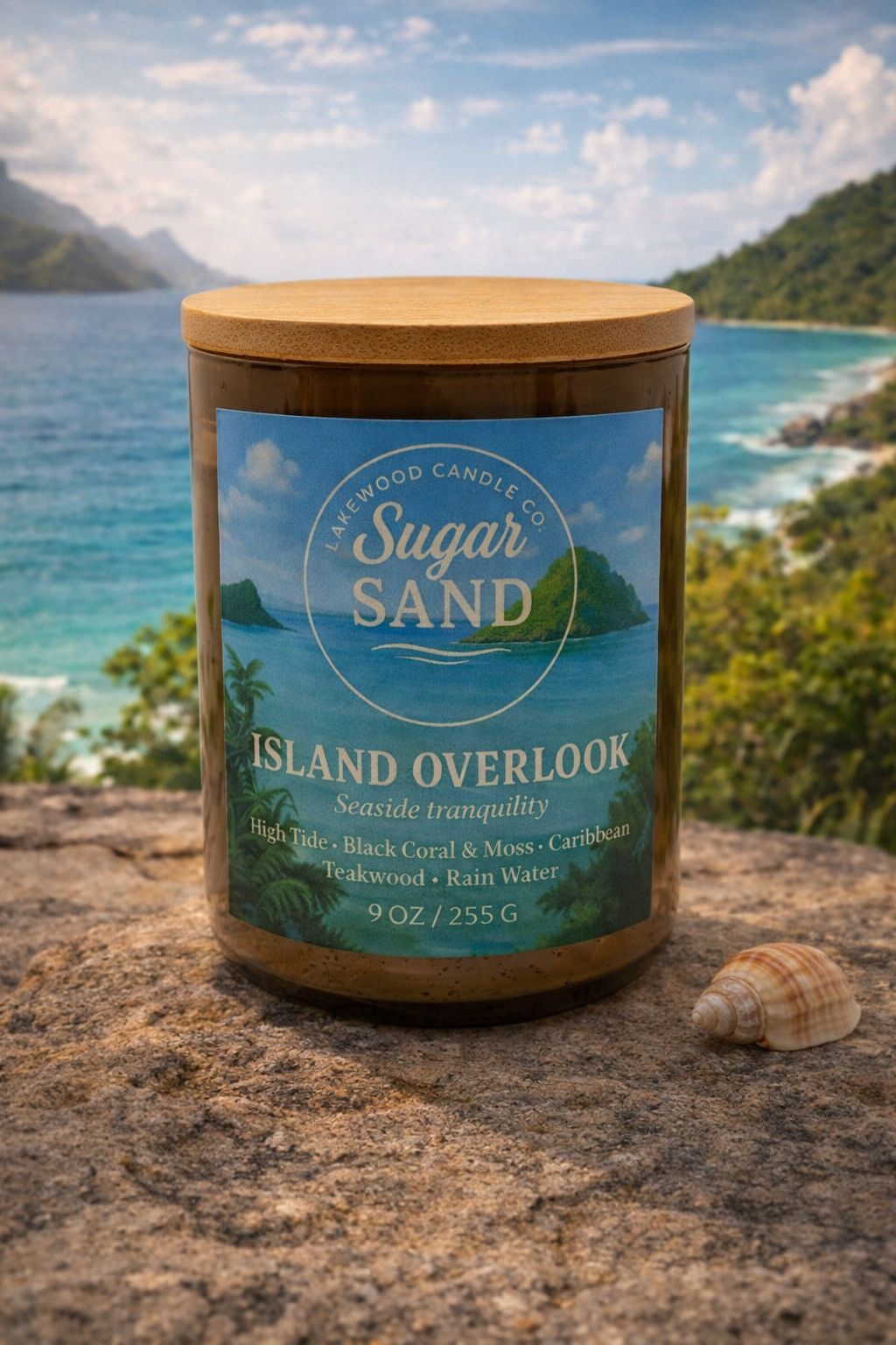 Island Overlook | Coconut Soy Wax Candle - 9oz