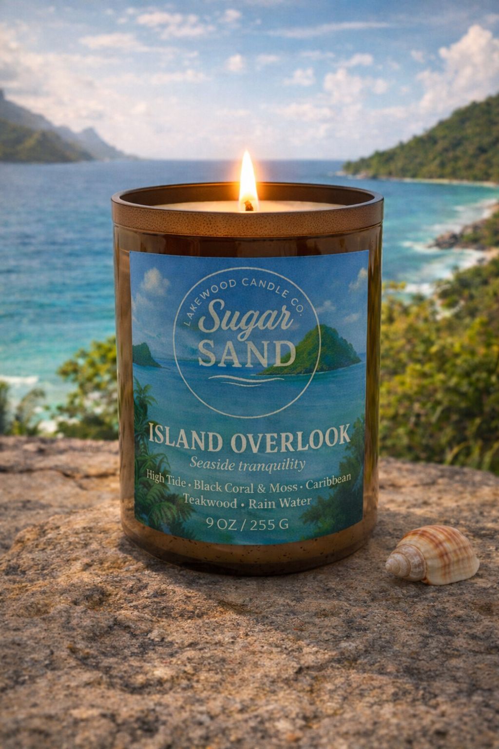 Island Overlook | Coconut Soy Wax Candle - 9oz