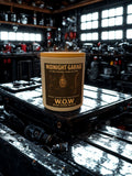 Midnight Garage – with Obsidian, Smoked Oud & Amber Driftwood | Coconut Soy Wax Candle - 12oz