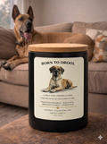 Born to Drool Great Dane inspired candle by Lakewood Candle Co.